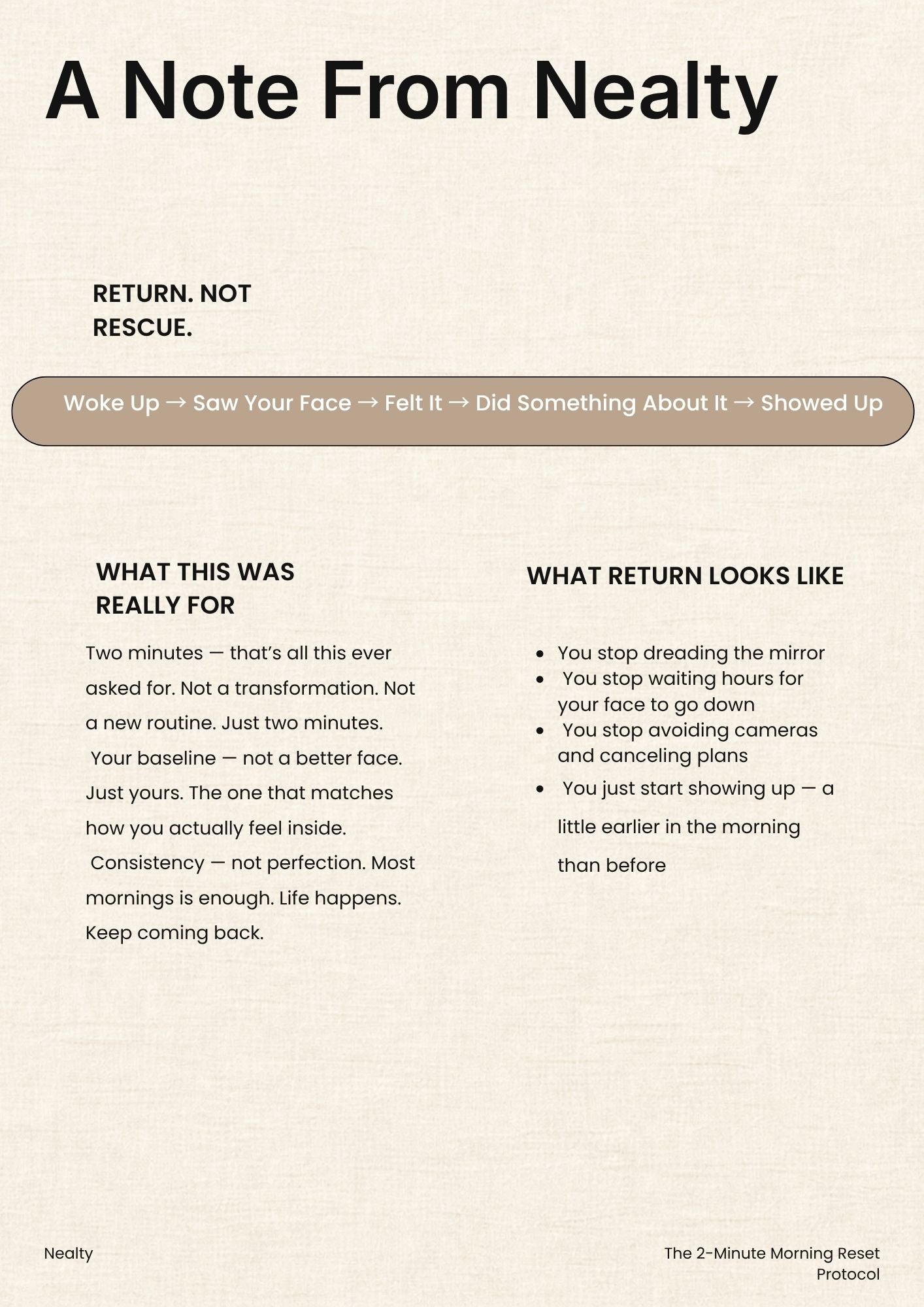 2-minute morning reset protocol