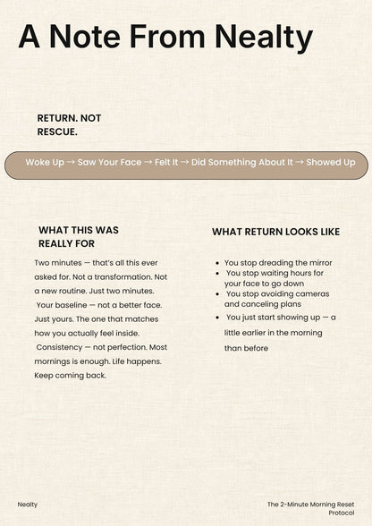 2-minute morning reset protocol
